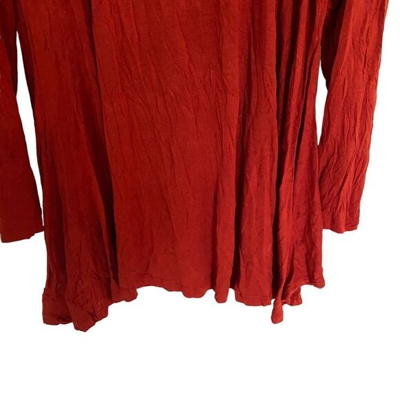 24/7
comfort apparel red scoop neck size 2XL tunic long sleeve - Picture 2 of 5